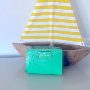 Adorable Green Kate Spade wallet
